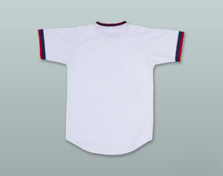 Custom Any Name Number HOKKAIDO NIPPON-HAM FIGHTERS WHITE PULLOVER BASEBALL JERSEY Top Stitched S-6XL