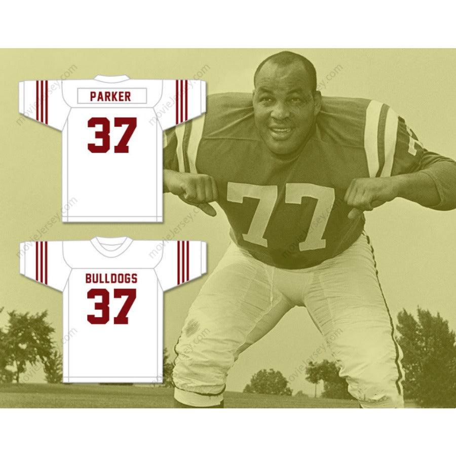CUSTOM ANY Name Number JIM PARKER 37 SCOTT HIGH SCHOOL BULLDOGS MAROON FOOTBALL JERSEY Top Stitched S-6XL