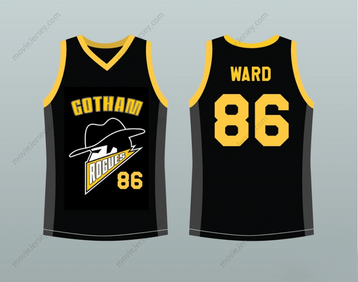 CUSTOM ANY Name Number GOTHAM ROGUES HINES WARD BASKETBALL JERSEY STITCH SEWN Top Stitched S-6XL