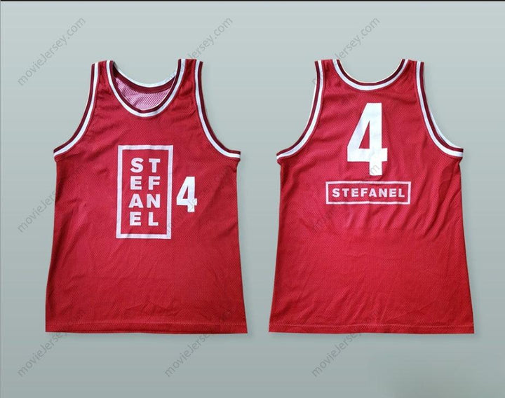 CUSTOM ANY Name Number DEJAN BODIROGA 4 STEFANEL MILANO BASKETBALL JERSEY Top Stitched S-6XL