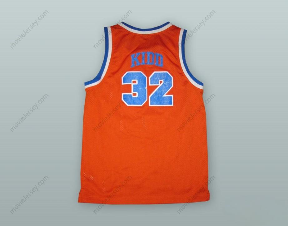 CUSTOM ANY Name Number JASON KIDD 32 NOTRE DAME HIGH SCHOOL PILOTS ORANGE BASKETBALL JERSEY Top Stitched S-6XL