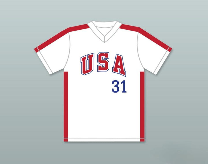 Custom Any Name Number PAT PACILLO 31 1984 USA TEAM WHITE BASEBALL JERSEY Top Stitched S-6XL