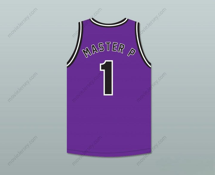 CUSTOM ANY Name Number MASTER P 1 NO LIMIT PURPLE BASKETBALL JERSEY Top Stitched S-6XL