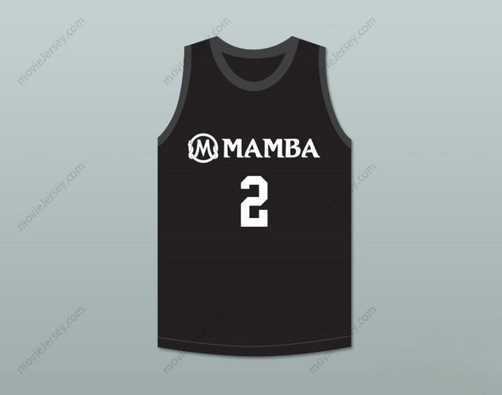 CUSTOM ANY Name Number GIANNA BRYANT 2 MAMBA BALLERS BLACK BASKETBALL JERSEY Top Stitched S-6XL