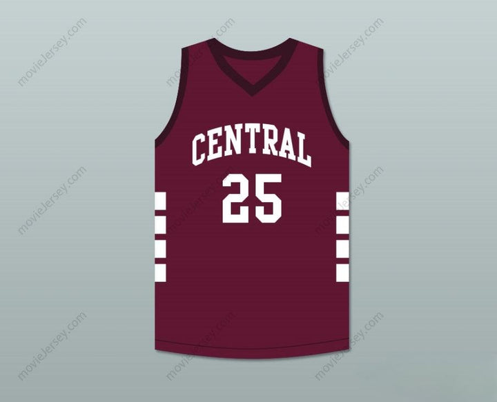 CUSTOM ANY Name Number AARON HERNANDEZ 25 BRISTOL CENTRAL RAMS MAROON BASKETBALL JERSEY KILLER INSIDE: THE MIND OF AARON HERNANDEZ Top Stitched S-6XL