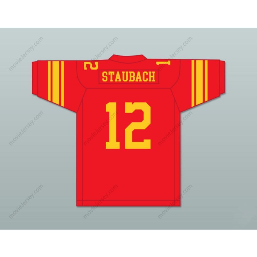 CUSTOM ANY Name Number ROGER STAUBACH 12 PURCELL MARIAN HIGH SCHOOL CAVALIERS FOOTBALL JERSEY Top Stitched S-6XL