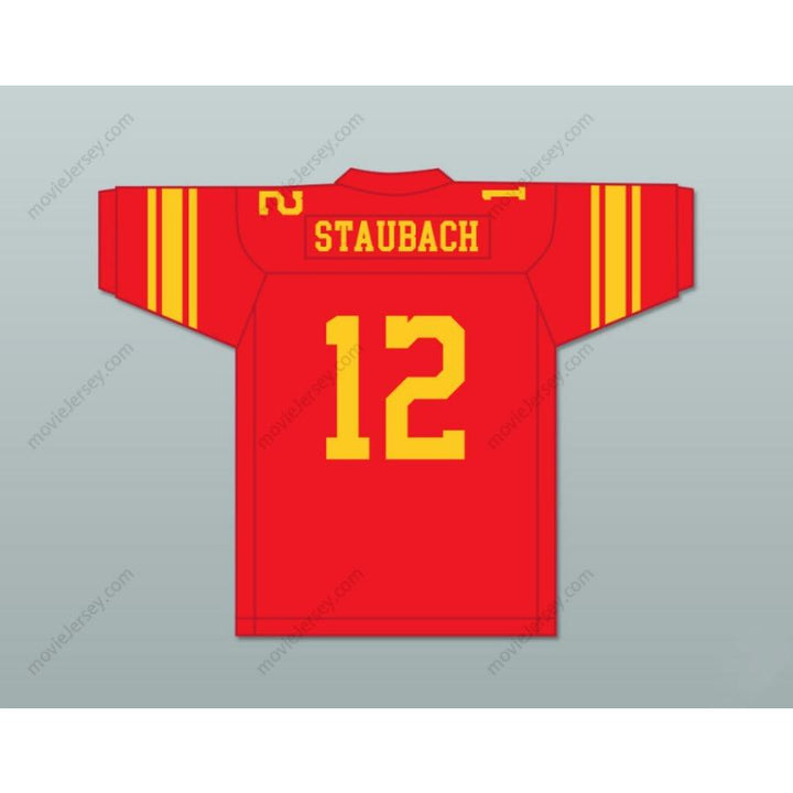 CUSTOM ANY Name Number ROGER STAUBACH 12 PURCELL MARIAN HIGH SCHOOL CAVALIERS FOOTBALL JERSEY Top Stitched S-6XL