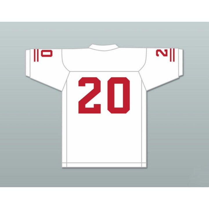 CUSTOM ANY Name Number CJ REAVIS 20 EMCC LIONS FOOTBALL JERSEY INCLUDES PATCHES Top Stitched S-6XL