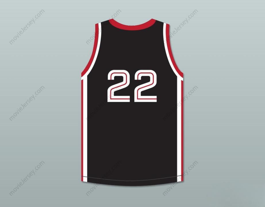 CUSTOM ANY Name Number KAWHI LEONARD 22 MARTIN LUTHER KING HIGH SCHOOL  BLACK BASKETBALL JERSEY 11 Top Stitched S-6XL