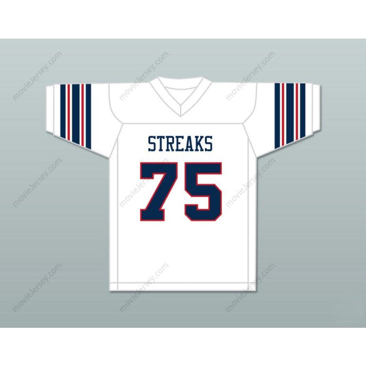 CUSTOM ANY Name Number ORLANDO PACE 75 SANDUSKY HIGH SCHOOL BLUE STREAKS Football Jersey Top Stitched S-6XL