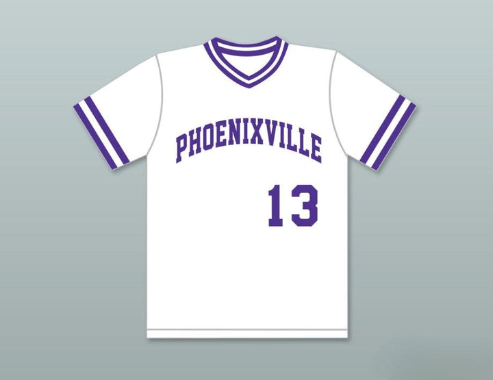 Custom Any Name Number MIKE PIAZZA 13  AREA HIGH SCHOOL PHANTOMS WHITE BASEBALL JERSEY 1 Top Stitched S-6XL