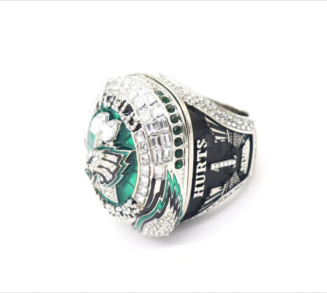 Eagle 2025 Barkley 26 Hurts 1 Championship W Box Ring Pop-out wings