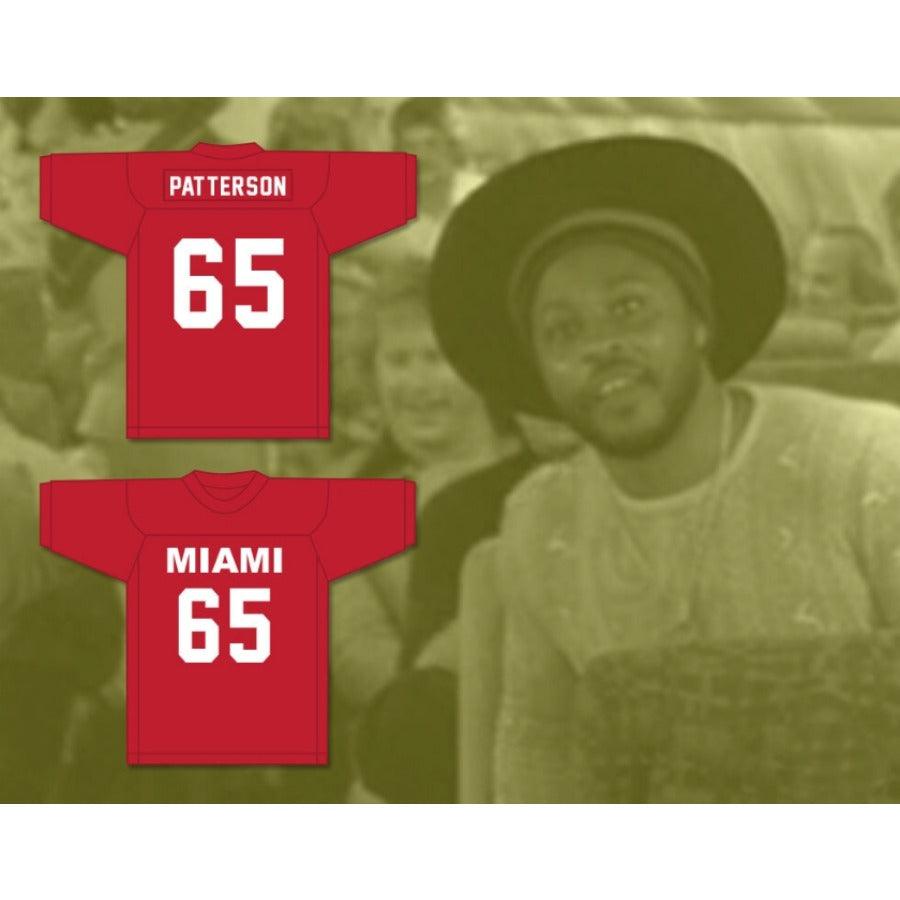 CUSTOM ANY Name Number PUDDIN PATTERSON SR 65 MIAMI Football Jersey Top Stitched S-6XL