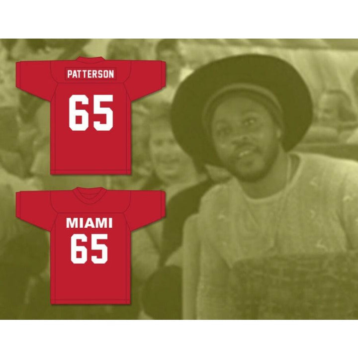 CUSTOM ANY Name Number PUDDIN PATTERSON SR 65 MIAMI Football Jersey Top Stitched S-6XL