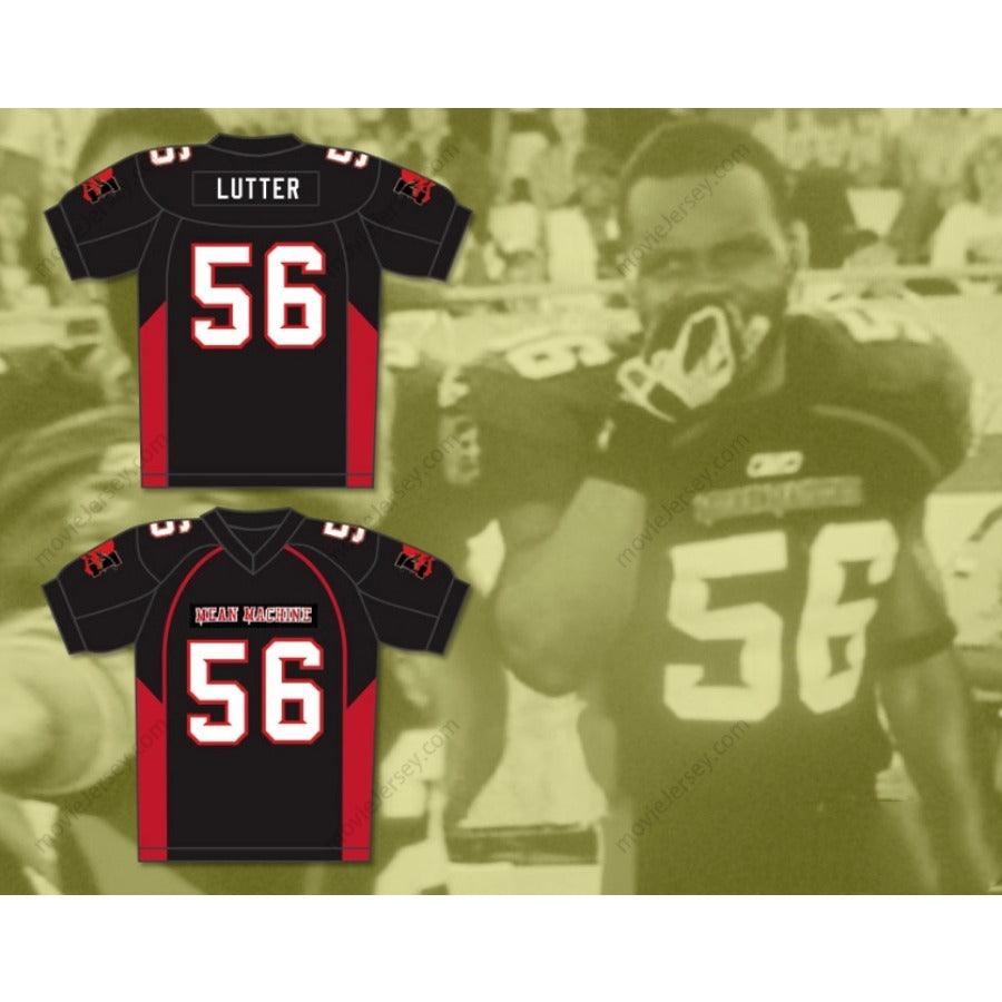 CUSTOM ANY Name Number 56 LUTTER MEAN MACHINE CONVICTS FOOTBALL JERSEY INCLUDES PATCHES Top Stitched S-6XL