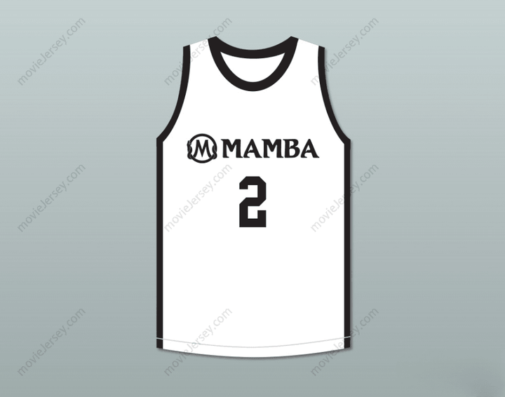 CUSTOM ANY Name Number GIGI 2 MAMBA BALLERS WHITE BASKETBALL JERSEY Top Stitched S-6XL