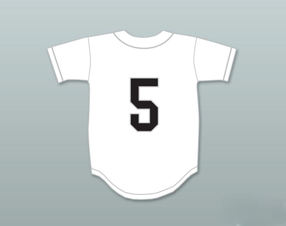Custom Any Name Number MADISON BUMGARNER 5   HIGH SCHOOL SPARTANS WHITE BASEBALL JERSEY 1 Top Stitched S-6XL