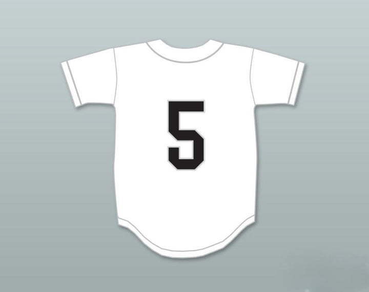Custom Any Name Number MADISON BUMGARNER 5   HIGH SCHOOL SPARTANS WHITE BASEBALL JERSEY 1 Top Stitched S-6XL