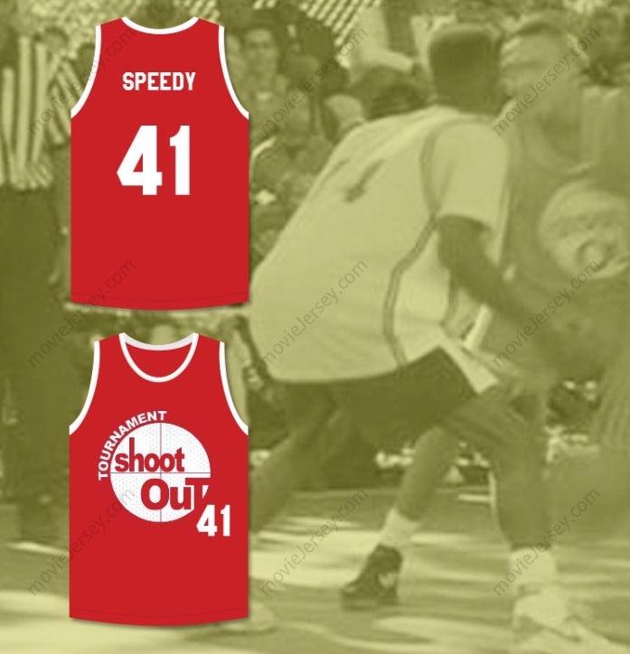 CUSTOM ANY Name Number JAMES SPEEDY WILLIAMS 41 TOURNAMENT SHOOT OUT DEMONS BASKETBALL JERSEY ABOVE THE RIM Top Stitched S-6XL