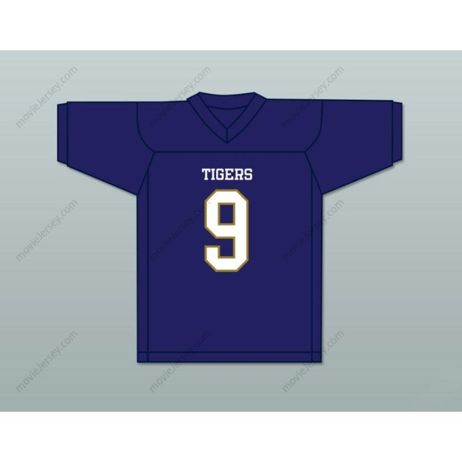 CUSTOM ANY Name TIGERS KENNETH WALKER III 9 ARLINGTON HIGH SCHOOL NAVY BLUE Football Jersey Top Stitched S-6XL