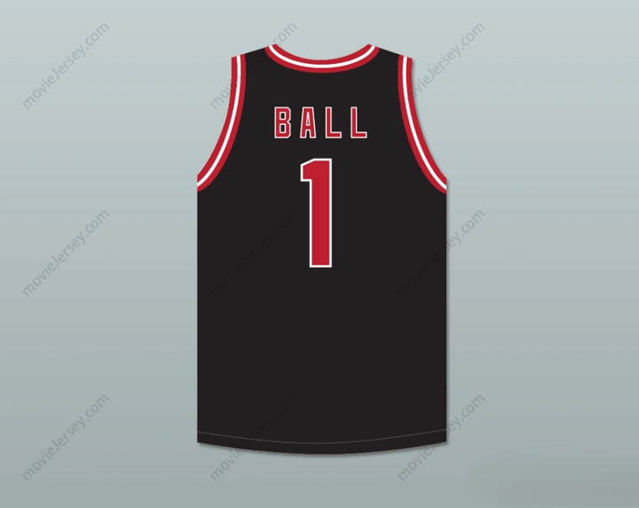 CUSTOM ANY Name Number LAMELO BALL 1 ILLAWARRA   BLACK BASKETBALL JERSEY 2 Top Stitched S-6XL