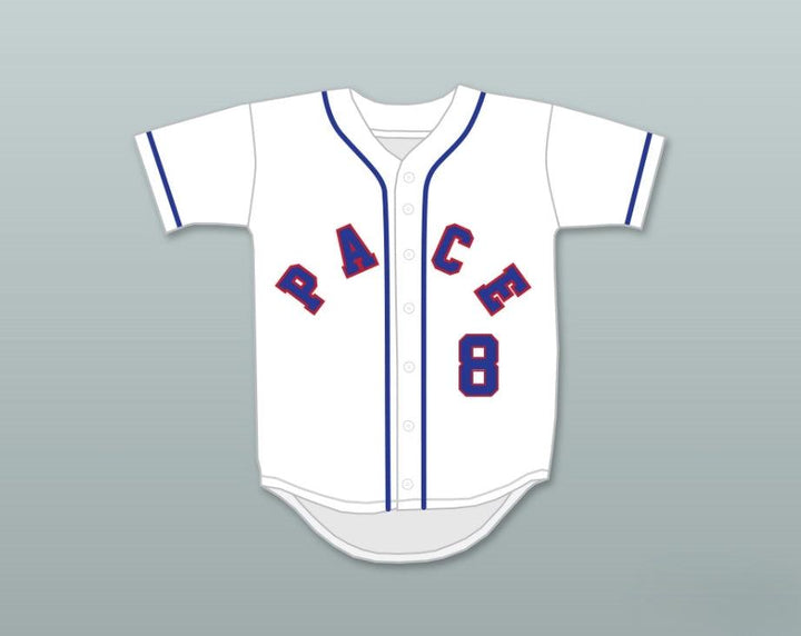 Custom Any Name Number PJ WALTERS 8 PACE ATHLETIC AND RECREATION ASSOCIATION WHITE BASEBALL JERSEY 1 Top Stitched S-6XL