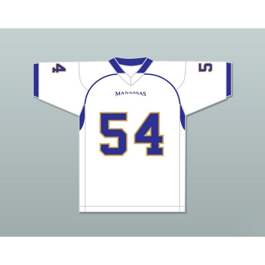 CUSTOM ANY Name Number MONTRAIL MONEY BROWN 54 MANASSAS TIGERS HIGH SCHOOL Football Jersey Top Stitched S-6XL