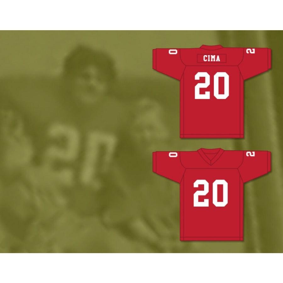 CUSTOM ANY Name Number GREG CIMA 20 WEST HIGH SCHOOL FOOTBALL JERSEY WINDRUNNER Top Stitched S-6XL
