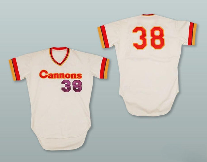 Custom Any Name Number CALGARY CANNONS 38 WHITE BASEBALL JERSEY Top Stitched S-6XL