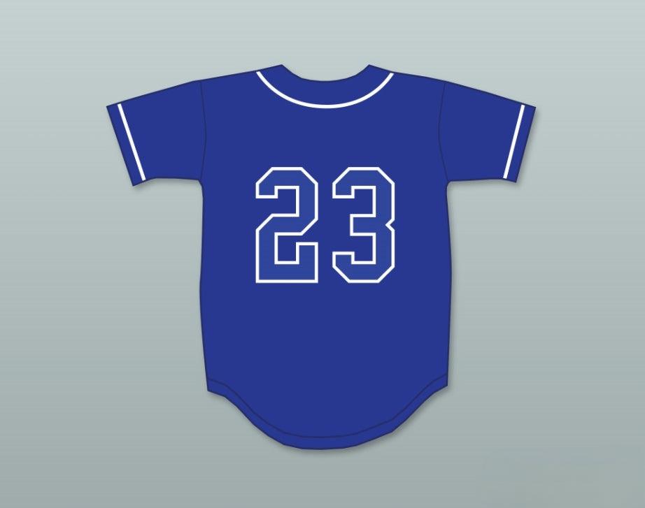 Custom Any Name Number ZACK GREINKE 23  HIGH SCHOOL DARTERS BLUE BASEBALL JERSEY 1 Top Stitched S-6XL
