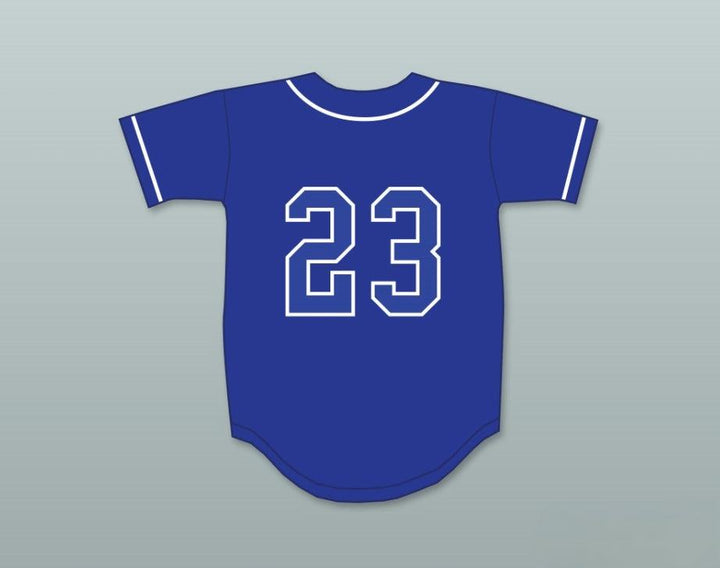 Custom Any Name Number ZACK GREINKE 23  HIGH SCHOOL DARTERS BLUE BASEBALL JERSEY 1 Top Stitched S-6XL