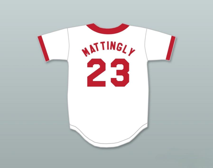 Custom Any Name Number DON MATTINGLY 23  NUCLEAR POWER PLANT SOFTBALL TEAM BASEBALL JERSEY Top Stitched S-6XL