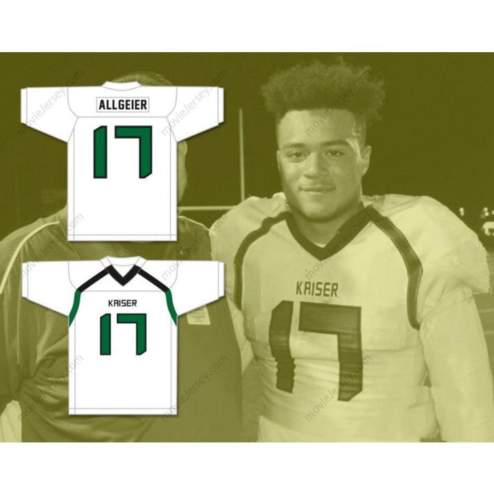 CUSTOM ANY Name Number TYLER ALLGEIER 17 HENRY J. KAISER HIGH SCHOOL CATS Football Jersey Top Stitched S-6XL