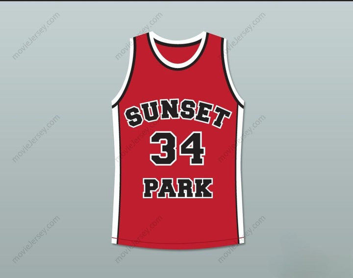 CUSTOM ANY Name Number GUY TORRY BOO MAN 34 SUNSET PARK BASKETBALL JERSEY Top Stitched S-6XL