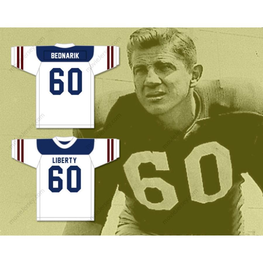 CUSTOM ANY Name Number CUSTOM HURRICANES NAVY CHUCK BEDNARIK 60 LIBERTY HIGH SCHOOL FOOTBALL JERSEY Top Stitched S-6XL