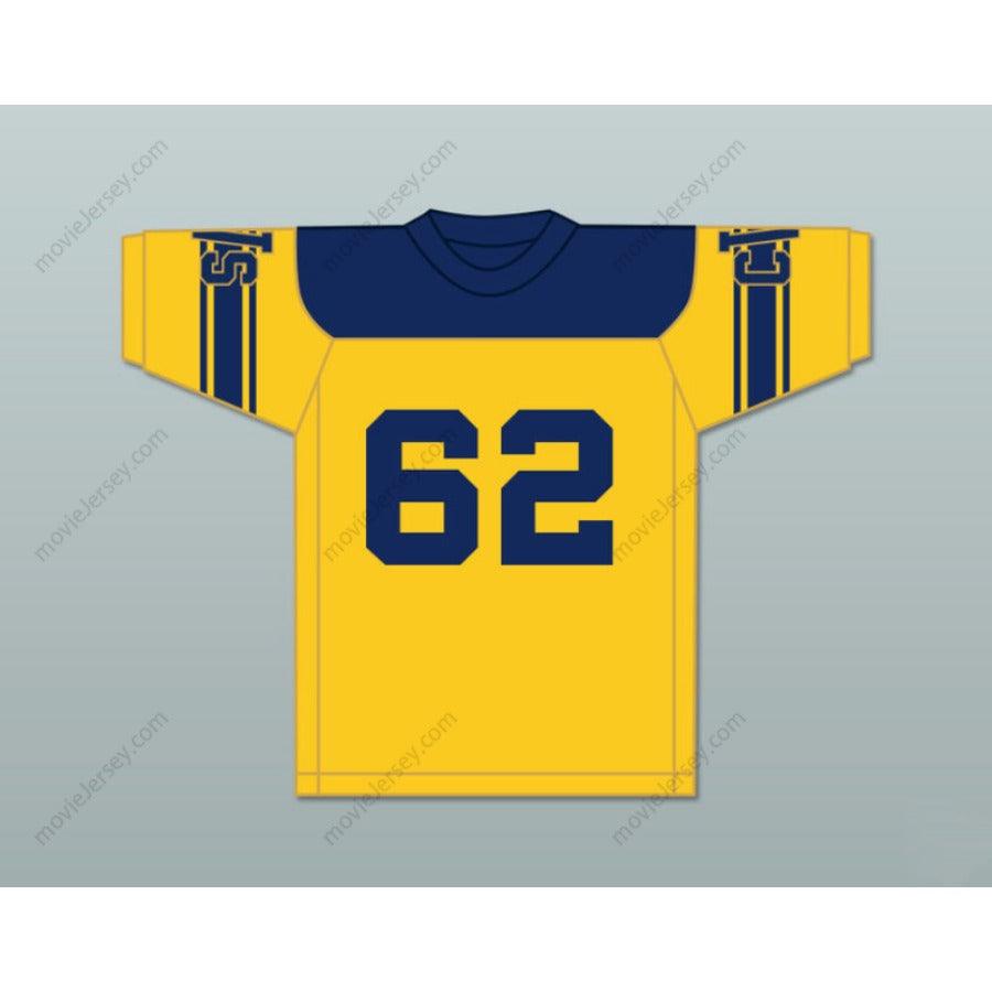 CUSTOM ANY Name Number DICK BUTKUS 62 CHICAGO VOCATIONAL HIGH SCHOOL NAVY BLUE FOOTBALL JERSEY Top Stitched S-6XL