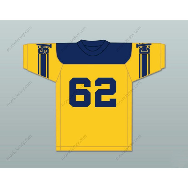 CUSTOM ANY Name Number DICK BUTKUS 62 CHICAGO VOCATIONAL HIGH SCHOOL NAVY BLUE FOOTBALL JERSEY Top Stitched S-6XL