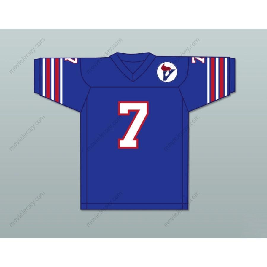 CUSTOM ANY Name Number 1975 WFL DENNY DURON 7 BIRMINGHAM VULCANS Football Jersey Top Stitched S-6XL