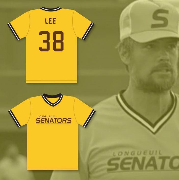 Custom Any Name Number BILL LEE 38 LONGUEUIL SENATORS BEER LEAGUE BASEBALL JERSEY SPACEMAN Top Stitched S-6XL