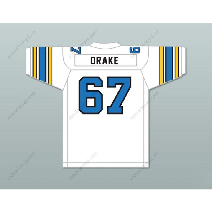 CUSTOM ANY Name Number 1983 USFL DON DRAKE 67 OAKLAND INVADERS ROAD Football Jersey Top Stitched S-6XL