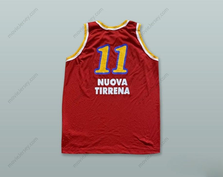 CUSTOM ANY Name Number PALLACANESTRO VIRTUS ROMA 11 RED BASKETBALL JERSEY Top Stitched S-6XL