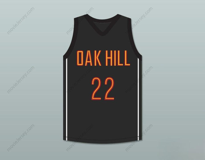 CUSTOM ANY Name Number CARMELO ANTHONY 22 OAK HILL ACADEMY BLACK BASKETBALL JERSEY Top Stitched S-6XL