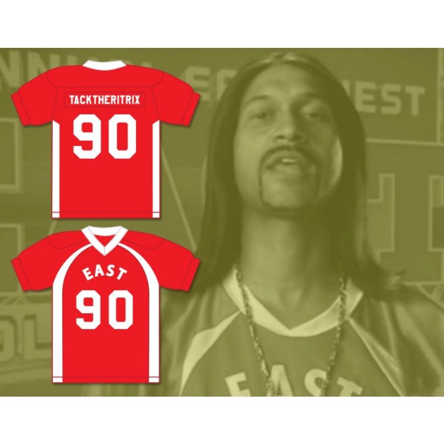CUSTOM ANY Name Number ACKMERIUS TACKTHERITRIX 90 EAST FOOTBALL JERSEY KERSY PEELE Top Stitched S-6XL