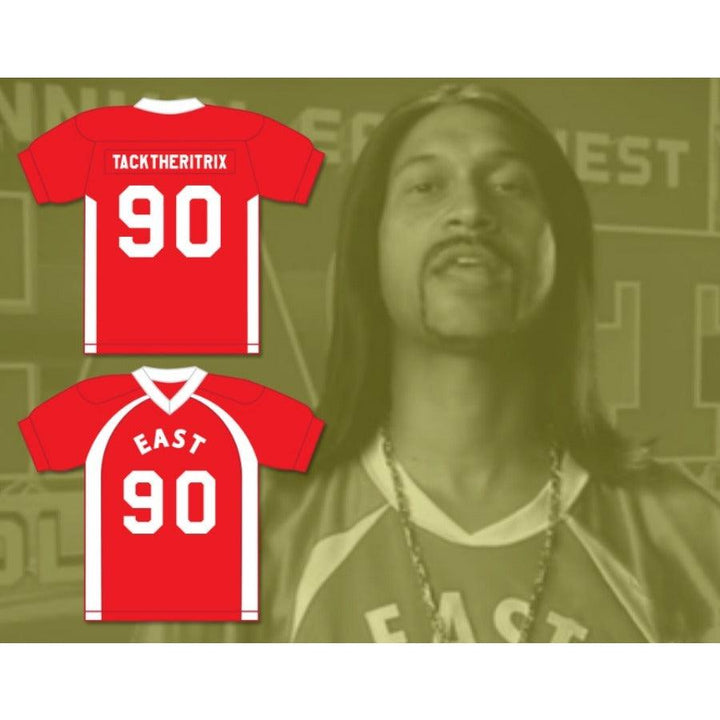 CUSTOM ANY Name Number ACKMERIUS TACKTHERITRIX 90 EAST FOOTBALL JERSEY KERSY PEELE Top Stitched S-6XL