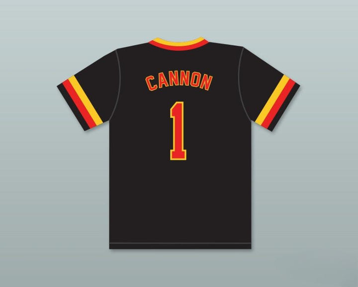 Custom Any Name Number NICK CANNON 1 ALL THAT BLACK BASEBALL JERSEY Top Stitched S-6XL