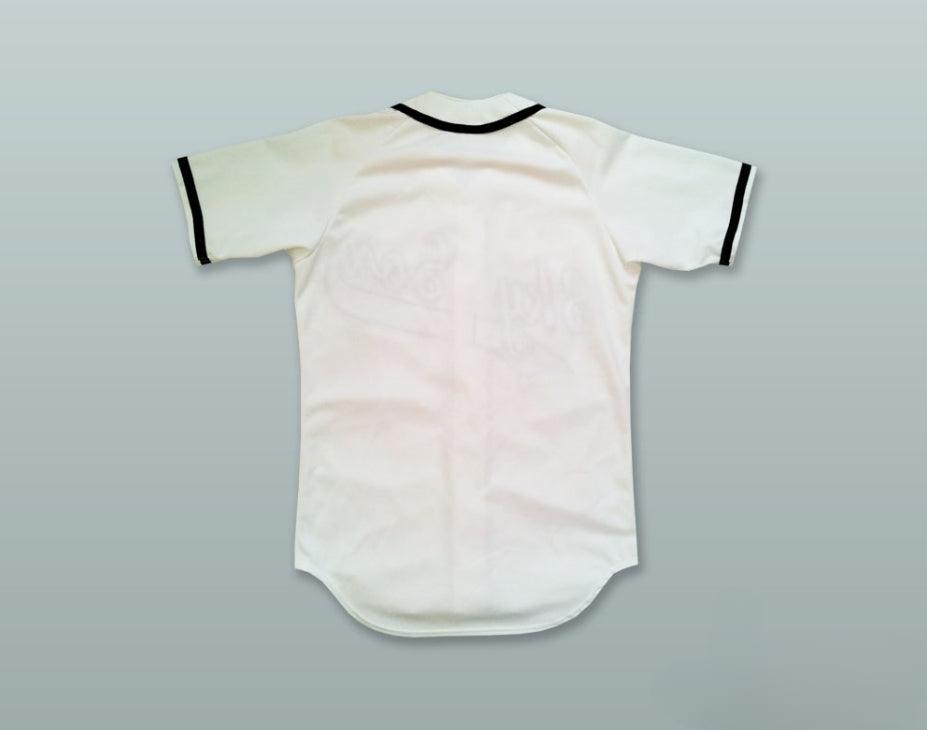 Custom Any Name Number COLORADO SPRINGS SKY SOX WHITE BUTTON DOWN BASEBALL JERSEY Top Stitched S-6XL