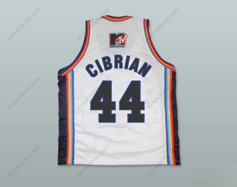 CUSTOM ANY Name Number EDDIE CIBRIAN 44 BRICKLAYERS BASKETBALL JERSEY SIXTH ANNUAL ROCK N' JOCK B-BALL JAM 1996 Top Stitched S-6XL