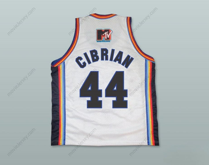 CUSTOM ANY Name Number EDDIE CIBRIAN 44 BRICKLAYERS BASKETBALL JERSEY SIXTH ANNUAL ROCK N' JOCK B-BALL JAM 1996 Top Stitched S-6XL