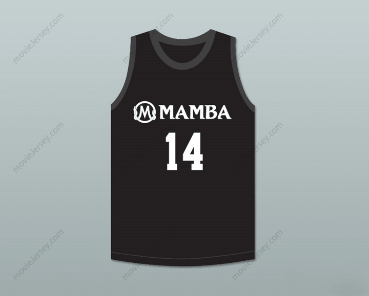 CUSTOM ANY Name Number PAYTON CHESTER 14 MAMBA BALLERS BLACK BASKETBALL JERSEY Top Stitched S-6XL
