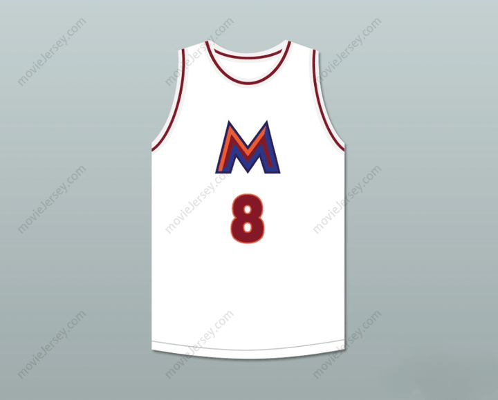 CUSTOM ANY Name Number RUI HACHIMURA 8 MEISEI HIGH SCHOOL WHITE BASKETBALL JERSEY 2 Top Stitched S-6XL